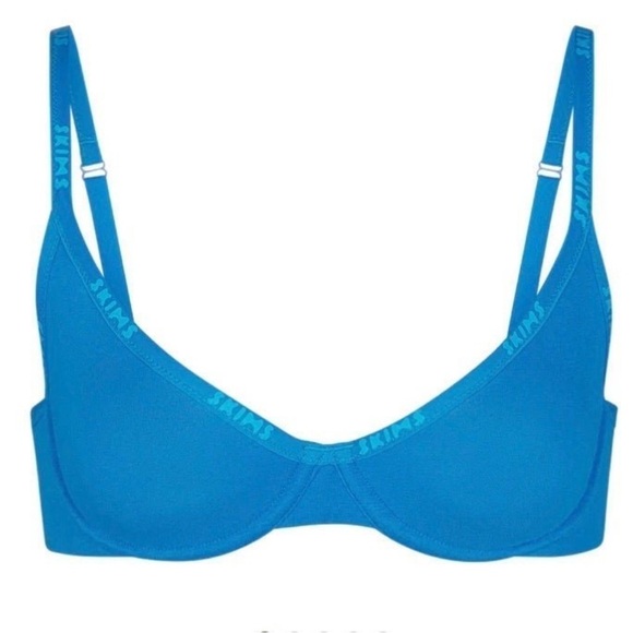 Skims Cotton Demi Logo Bra size 44H - Picture 2 of 6